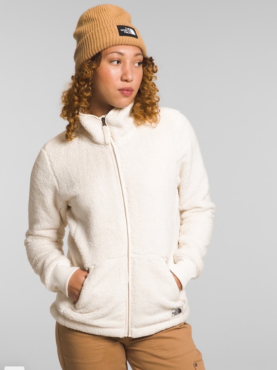The North Face Jackets & Blazers - The North Face Cream Teddy Cabin Fleece Full Zip-Up Jacket Medium